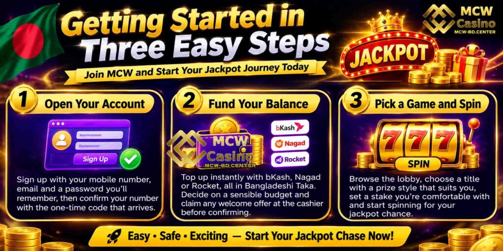Getting Started in Three Easy Steps
