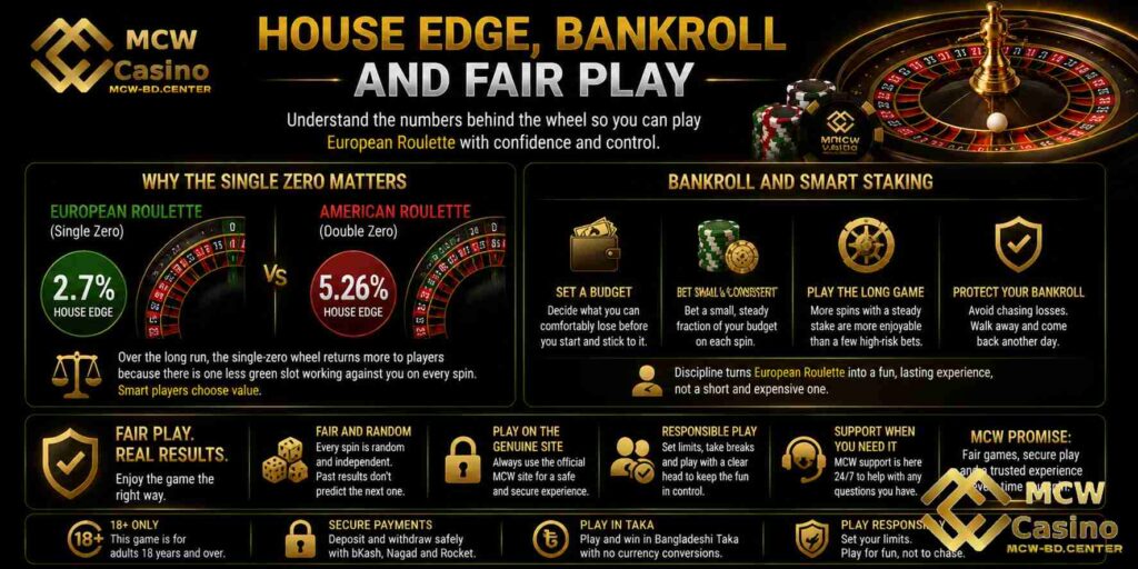 House Edge, Bankroll and Fair Play