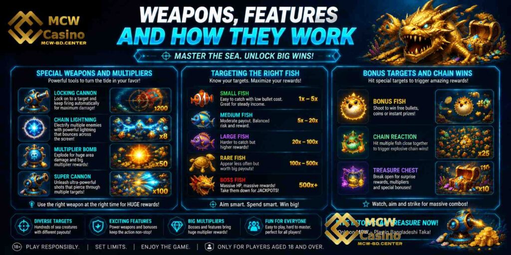 Weapons, Features and How They Work