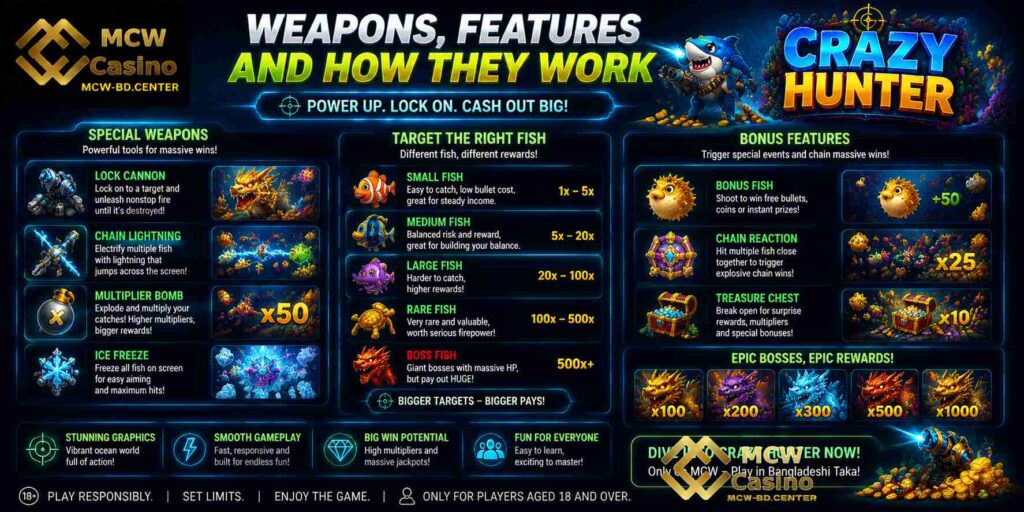 Weapons, Features and How They Work