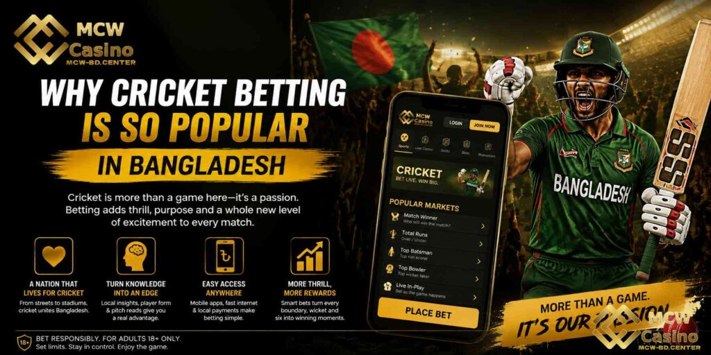 Why Cricket Betting Is So Popular in Bangladesh