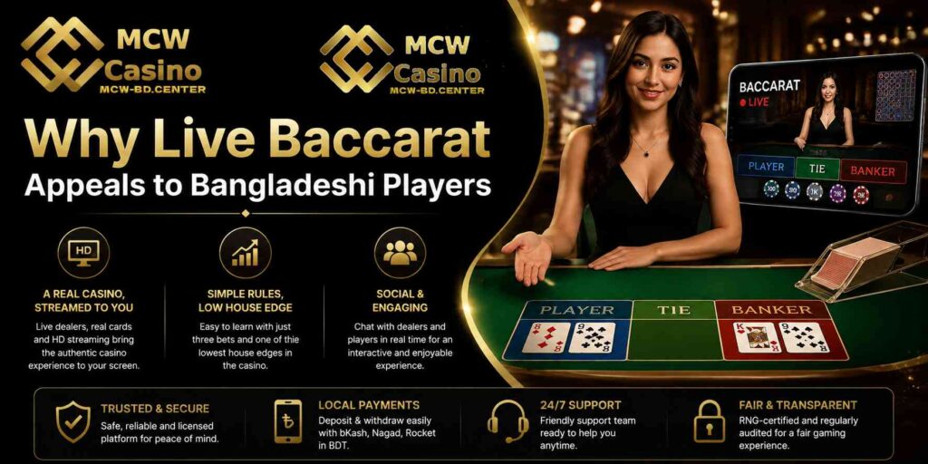 Why Live Baccarat Appeals to Bangladeshi Players